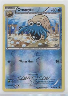 2016 Pokemon XY - Fates Collide - [Base] - Reverse Foil #17 - Omanyte