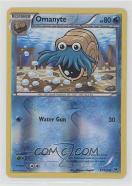 2016 Pokemon XY - Fates Collide - [Base] - Reverse Foil #17 - Omanyte