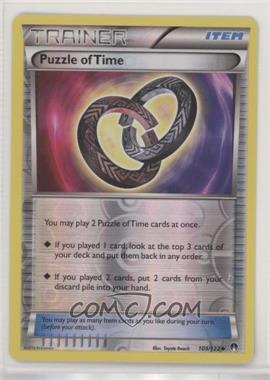 2016 Pokémon XY - Breakpoint - [Base] - Reverse Foil #109 - Puzzle of Time