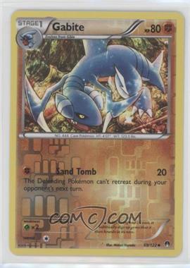 2016 Pokémon XY - Breakpoint - [Base] - Reverse Foil #69 - Gabite