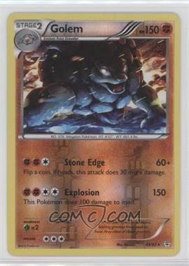 2016 Pokémon XY - Generations - [Base] - Reverse Foil #45 - Golem