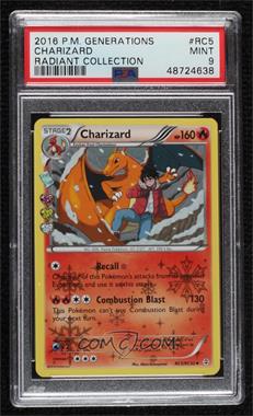 2016 Pokémon XY - Generations - Radiant Collection #RC5 - Charizard [PSA 9 MINT]