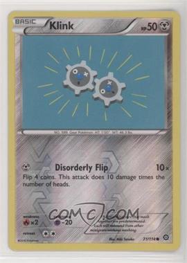 2016 Pokémon XY - Steam Siege - [Base] - Reverse Foil #71 - Klink