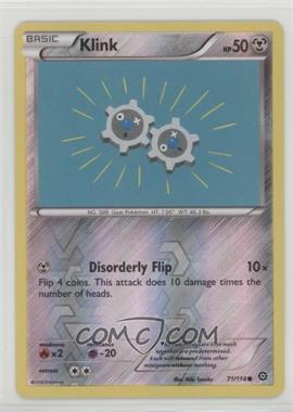 2016 Pokémon XY - Steam Siege - [Base] - Reverse Foil #71 - Klink