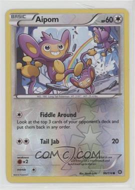 2016 Pokémon XY - Steam Siege - [Base] - Reverse Foil #90 - Aipom