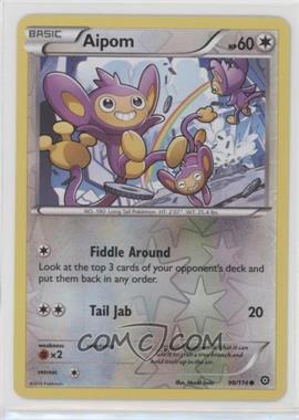 2016 Pokémon XY - Steam Siege - [Base] - Reverse Foil #90 - Aipom