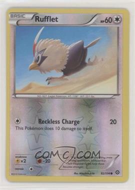 2016 Pokémon XY - Steam Siege - [Base] - Reverse Foil #92 - Rufflet