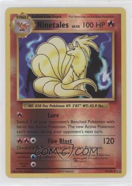 2016 Pokémon XY Evolutions - 20th Anniversary [Base] - Reverse Foil #15 - Ninetales