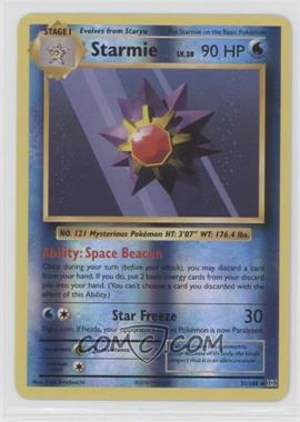 2016 Pokémon XY Evolutions - 20th Anniversary [Base] - Reverse Foil #31 - Starmie