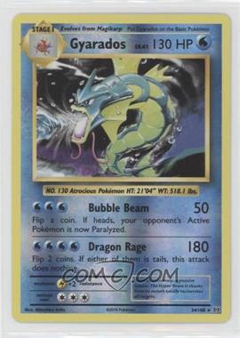 2016 Pokémon XY Evolutions - 20th Anniversary [Base] - Reverse Foil #34 - Gyarados