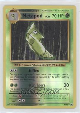 2016 Pokémon XY Evolutions - 20th Anniversary [Base] - Reverse Foil #4 - Metapod