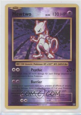 2016 Pokémon XY Evolutions - 20th Anniversary [Base] - Reverse Foil #51 - Mewtwo