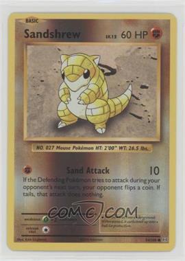 2016 Pokémon XY Evolutions - 20th Anniversary [Base] - Reverse Foil #54 - Sandshrew