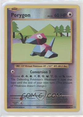 2016 Pokémon XY Evolutions - 20th Anniversary [Base] - Reverse Foil #71 - Porygon