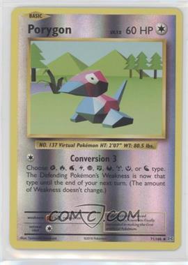 2016 Pokémon XY Evolutions - 20th Anniversary [Base] - Reverse Foil #71 - Porygon