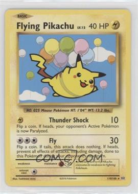 2016 Pokémon XY Evolutions - 20th Anniversary [Base] #110 - Secret - Flying Pikachu