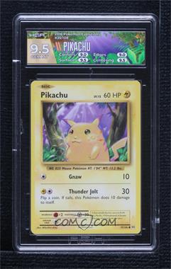 2016 Pokémon XY Evolutions - 20th Anniversary [Base] #35.1 - Pikachu [HGA 9.5 GEM MINT]