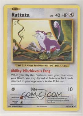 2016 Pokémon XY Evolutions - 20th Anniversary [Base] #66 - Rattata