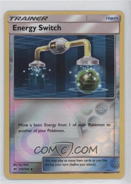 2017 Pokémon Sun & Moon - Base - [Base] - Reverse Foil #117 - Energy Switch