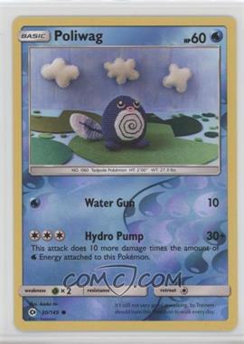 2017 Pokémon Sun & Moon - Base - [Base] - Reverse Foil #30 - Poliwag