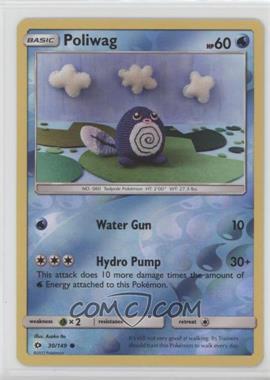 2017 Pokémon Sun & Moon - Base - [Base] - Reverse Foil #30 - Poliwag