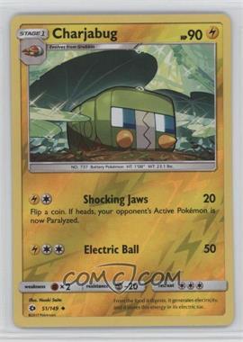 2017 Pokémon Sun & Moon - Base - [Base] - Reverse Foil #51 - Charjabug