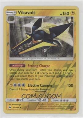 2017 Pokémon Sun & Moon - Base - [Base] - Reverse Foil #52.1 - Vikavolt (Pokemon League Stamp)