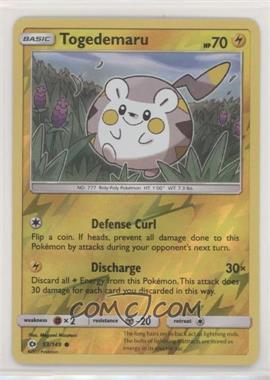 2017 Pokémon Sun & Moon - Base - [Base] - Reverse Foil #53 - Togedemaru