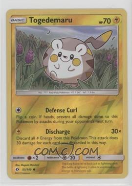 2017 Pokémon Sun & Moon - Base - [Base] - Reverse Foil #53 - Togedemaru