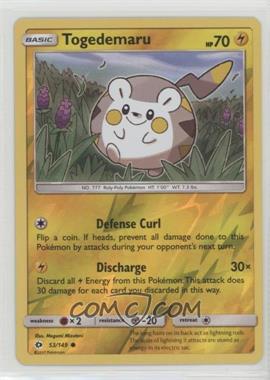 2017 Pokémon Sun & Moon - Base - [Base] - Reverse Foil #53 - Togedemaru