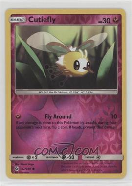 2017 Pokémon Sun & Moon - Base - [Base] - Reverse Foil #92 - Cutiefly