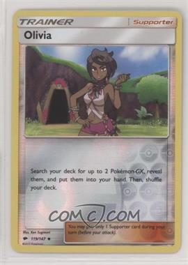 2017 Pokémon Sun & Moon - Burning Shadows - [Base] - Reverse Foil #119 - Olivia