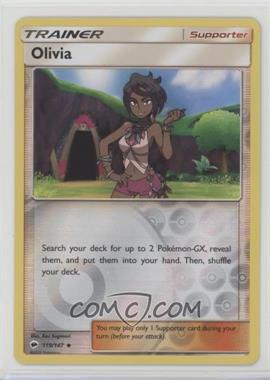 2017 Pokémon Sun & Moon - Burning Shadows - [Base] - Reverse Foil #119 - Olivia