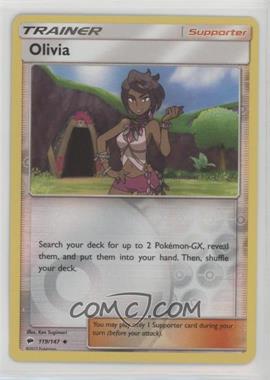 2017 Pokémon Sun & Moon - Burning Shadows - [Base] - Reverse Foil #119 - Olivia