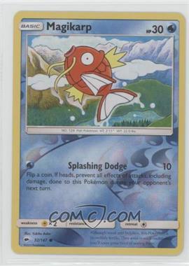 2017 Pokémon Sun & Moon - Burning Shadows - [Base] - Reverse Foil #32 - Magikarp