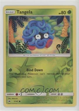 2017 Pokémon Sun & Moon - Burning Shadows - [Base] - Reverse Foil #7 - Tangela