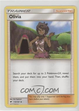 2017 Pokémon Sun & Moon - Burning Shadows - [Base] #119 - Olivia