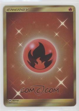 2017 Pokémon Sun & Moon - Burning Shadows - [Base] #167 - Secret Rare - Fire Energy