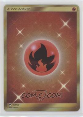 2017 Pokémon Sun & Moon - Burning Shadows - [Base] #167 - Secret Rare - Fire Energy