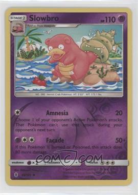 2017 Pokémon Sun & Moon - Guardians Rising - [Base] - Reverse Foil #49 - Slowbro