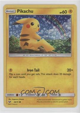 2019 Pokémon Sun & Moon - Let's Go, Kanto! - General Mills Promo Sequin Holo #28/73 - Pikachu (Shining Legends)