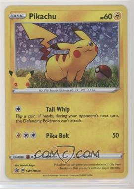 2020-Current Pokémon Sword & Shield - Black Star - Promos #SWSH039.1 - Holo - Pikachu (General Mills Promo)