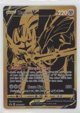 2020-Current Pokémon Sword & Shield - Black Star - Promos #SWSH076 - Zacian V (Ultra Premium Collection)