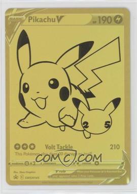 2020-Current Pokémon Sword & Shield - Black Star - Promos #SWSH145 - Pikachu V (Celebrations - Ultra Premium Collection)