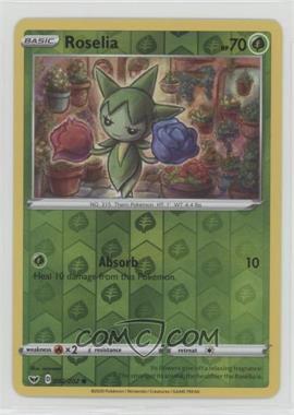 2020 Pokémon Sword & Shield - Base - [Base] - Reverse Foil #002 - Roselia