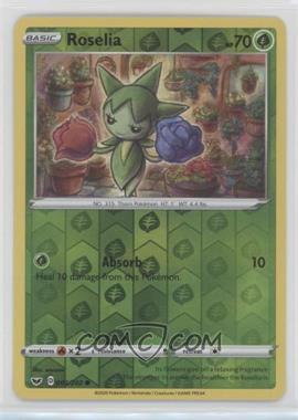 2020 Pokémon Sword & Shield - Base - [Base] - Reverse Foil #002 - Roselia