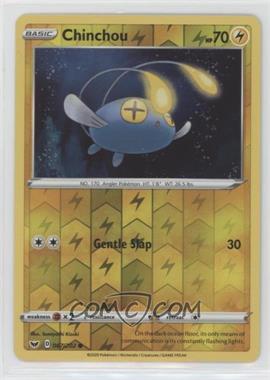 2020 Pokémon Sword & Shield - Base - [Base] - Reverse Foil #067 - Chinchou
