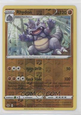 2020 Pokémon Sword & Shield - Base - [Base] - Reverse Foil #098 - Rhydon