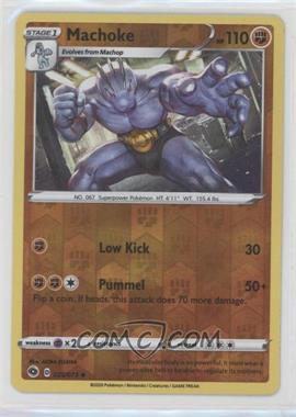 2020 Pokémon Sword & Shield - Champion's Path - [Base] - Reverse Foil #025 - Machoke [EX to NM]