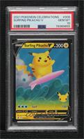 Full Art - Surfing Pikachu V [PSA 10 GEM MT]